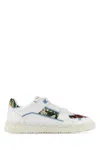 Valentino Garavani Two-tone Leather Freedots Sneakers