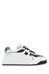Shop Valentino Garavani Two-tone Nappa Leather One Stud Sneakers