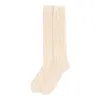 Valentino Ivory White Knitted Cotton Socks With Vlogo Signature In White