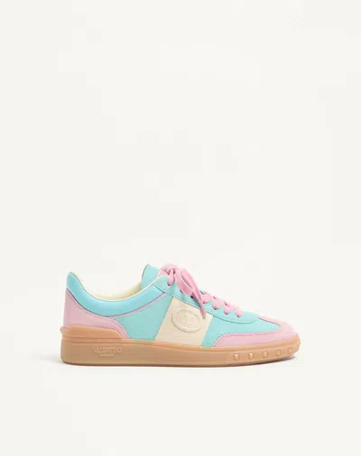 Valentino Garavani Upvillage Crosta Sneakers In Blue