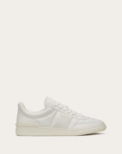 Valentino Garavani Upvillage Low Top Nappa Leather Sneaker In White