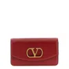 Valentino Garavani Vain Clutch Bag In Brown