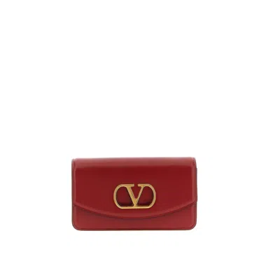 Valentino Garavani Valentino Small Clutch In Red