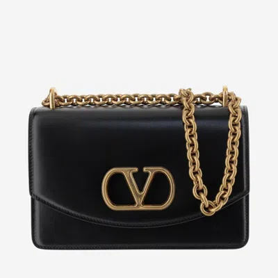 VALENTINO GARAVANI VALENTINO GARAVANI VAIN LEATHER SMALL SHOULDER BAG