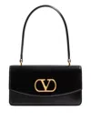 Valentino Vain Bag With Handle In Leather In Black