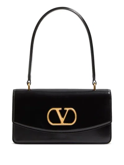 VALENTINO GARAVANI VALENTINO GARAVANI VAIN LEATHER TOP HANDLE BAG