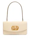 Valentino Garavani  Garavani Vain Bag With Handle In Shiny Calfskin Woman Butter Uni In Neutral