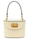 Valentino Vanity Leather Shoulder Bag In White