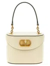 Valentino Vanity Leather Shoulder Bag In Neutral