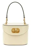 Valentino Vanity Leather Shoulder Bag In White