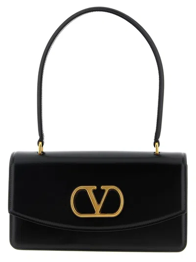 Valentino Garavani Vain Shoulder Bag In Black