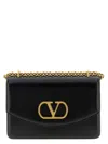 Valentino Garavani Vain Leather Crossbody Bag In Black