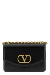 Valentino Garavani Vain Leather Crossbody Bag In Black