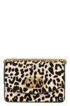 Valentino Garavani Vain Small Cow-print Leather And Calf-hair Shoulder Bag In Multi