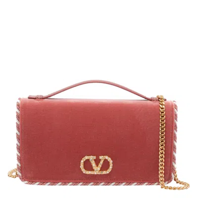 Valentino Garavani Vain Shoulder Bag In Pink