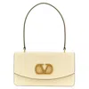 Valentino Garavani  Garavani Vain Bag With Handle In Shiny Calfskin Woman Butter Uni In Neutral