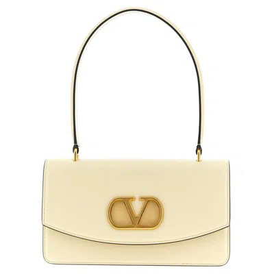 Valentino Garavani Vain Shoulder Bag In White