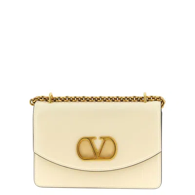 Valentino Garavani Vain Shoulder Bag In White