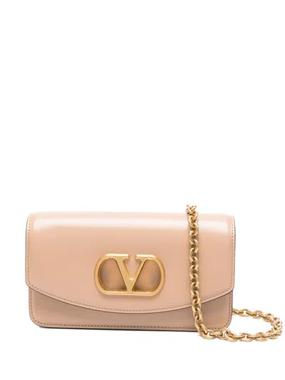VALENTINO GARAVANI VALENTINO GARAVANI VAIN SMALL LEATHER CLUTCH