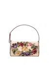 Valentino `vain Soft` Clutch In Neutral