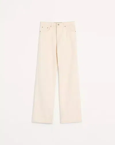 Valentino Garavani Val E26 Jeans In Neutral