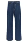 Valentino Denim Jeans With Back Patch Pockets In Blue