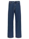 Valentino Denim Jeans With Back Patch Pockets In Blue