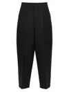 Valentino Formal Trousers With Pockets And Pleats In Black