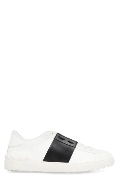 VALENTINO GARAVANI VALENTINO GARAVANI VALENTINO GARAVANI - OPEN LEATHER LOW-TOP SNEAKERS