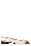 Valentino Slingback Ballerinas In Green