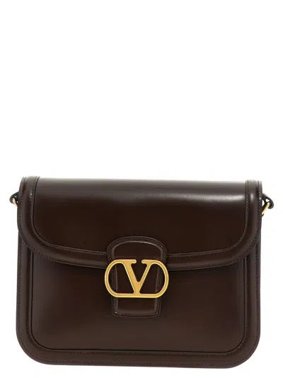 Valentino Garavani '9to5' Shoulder Bag In Brown