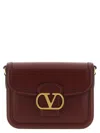 Valentino Womens Brick Ruby 9to5 Small Leather Shoulder Bag In Red
