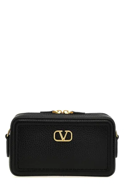 Valentino Garavani Mini Crossbody Bag Alltime In Black