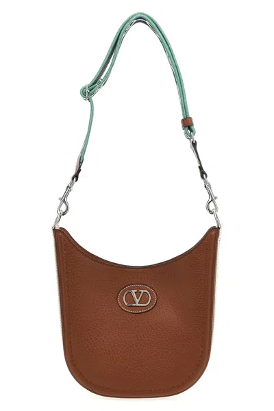 Valentino Garavani Medium Hobo Antibes In Burgundy