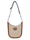 Valentino Antibes Medium Shoulder Bag With Adjustable Strap In Brown