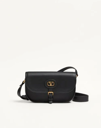 Valentino Garavani Antibes Leather Crossbody Bag Adjustable Strap In Black