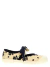 Valentino Bay By Bay Ballerina Rubber-trimmed Printed Silk-jacquard Sneakers In Multicolor
