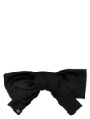 Valentino Garavani Bow Hair Clip Hair Accessories Black In Black