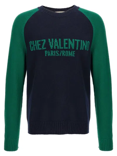 Valentino Garavani  Garavani 'chez ' Jersey In Multi