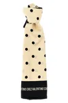 Valentino Silk Foulard With Polka Dot Pattern