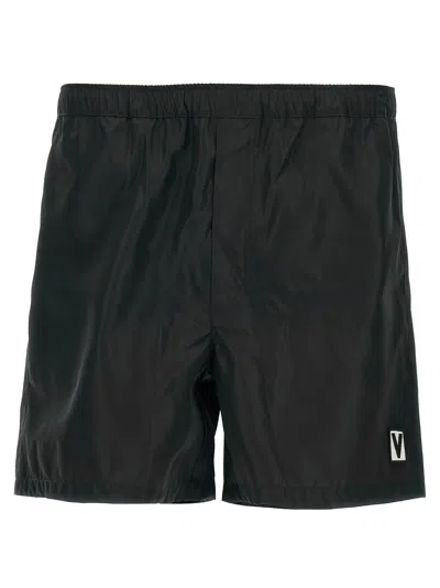 Valentino Garavani Midnight Blue Nylon Swimming Shorts