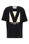 Valentino Cotton Crew Neck T-shirt Drop Shoulder