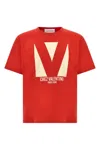 Valentino Crewneck Graphic Print T-shirt Logo