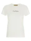 Valentino Cotton Crew Neck T-shirt With Short Sleeves In White