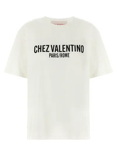 Valentino Garavani  Garavani 'chez ' T-shirt In White