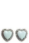 Valentino Garavani Coeur Hyperbole Heart Earrings