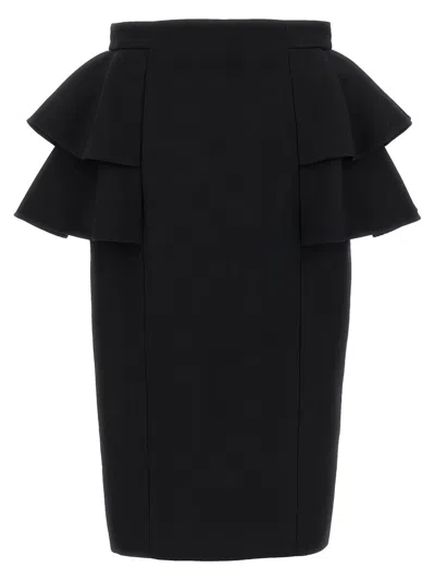 VALENTINO VALENTINO GARAVANI VALENTINO GARAVANI CREPE COUTURE SKIRT