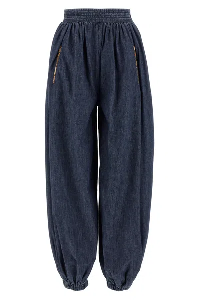 Valentino Garavani  Garavani Denim Chambray Pants