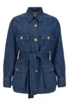 Valentino Denim Safari Jacket
