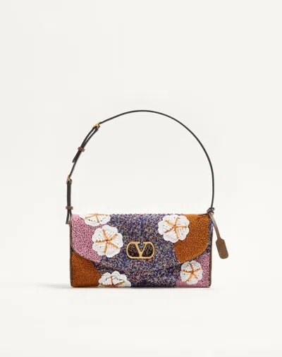 Valentino Garavani Devain Small Embroidered Shoulder Bag Woman Multicolour Uni